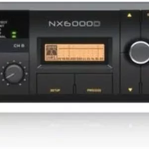 آمپلی فایر قدرت کلاس D فوق سبک 6000 واتی Behringer NX6000D با کنترل DSP و جبران امپدانس بلندگوی SmartSense