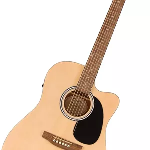 گیتار آکوستیک Fender FA-25CE Dreadnought، صفحه انگشت‌گذاری گردو، رنگ طبیعی