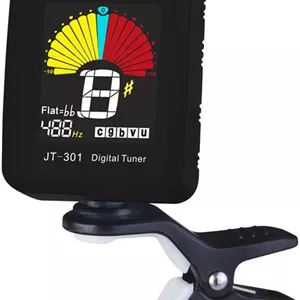 کوک گیتار آکوستیک JJJ JT-301 ماکارون، گیتار الکتریک، یوکللی، ویولن، تیونر الکترونیکی ویژه (رنگ: مشکی)