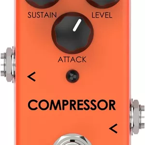 پدال افکت کمپرسور کوچک KLIQ Music Gear برای گیتار و بیس