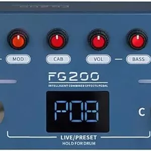 پدال مولتی افکت با 7 ماژول FX و 52 نوع آمپلی فایر، با قابلیت تنظیم پیشرفته صدا، شبیه سازی حرفه ای آمپلی فایر برای نوازندگان گیتار الکتریک، ویژگی های مناسب اجرا، اتصال یکپارچه