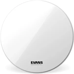 پوست درام باس EVANS EQ3 رزونانت سفید صاف، بدون پورت، 28 اینچ