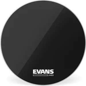 پوست درام باس مارشینگ مشکی EVANS MX1، سایز ۲۸ اینچ