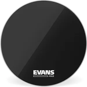 پوست درام باس مارشینگ مشکی EVANS MX2، سایز 30 اینچ