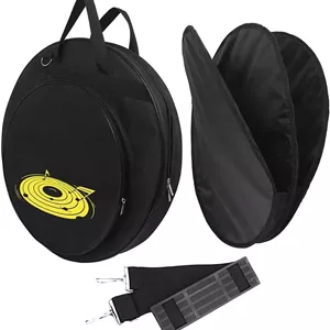 کیف سنج 21 اینچی مشکی CHICIRIS با 3 جیب و 1 جداکننده، برای چوب های درام، حمل آسان، ساخته شده از پارچه آکسفورد بادوام، یک لوازم جانبی ضروری برای هر نوازنده درام