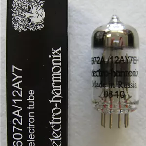 لامپ خلاء پری امپ Electro-Harmonix 6072A EH، تکی