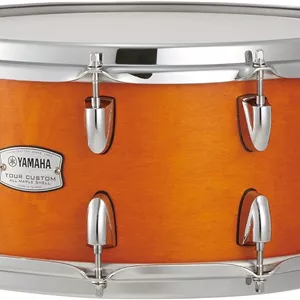 طبل اسنر 14 اینچ در 6.5 اینچ Yamaha Tour Custom Maple، روکش اطلسی کاراملی