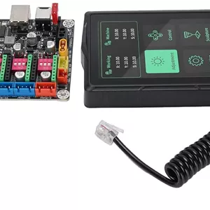 برد کنترلر حکاکی CNC 60W برای ESP32-S3 با صفحه لمسی 3.5 اینچی، پشتیبانی از حکاکی آفلاین، مناسب برای بردهای کنترل سه بعدی مختلف، عملکرد بدون سنسور