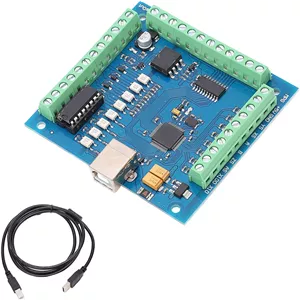 کنترلر CNC چهار محور | کارت کنترل حرکت USB برای دستگاه های حکاکی | خروجی آنالوگ 0 - 10 ولت / ورودی سوئیچ محدود | نصب آسان برای لپ تاپ و تبلت