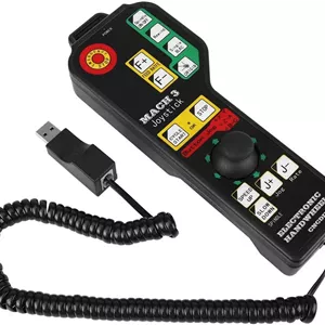 کنترلر CNC، کنترلر دستی دستگاه حکاکی CNC، کنترلر 6 محوره CNC، اتصال USB کنترل 6 محوره برای دستگاه فرز حکاکی روتر CNC