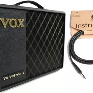 آمپلی فایر گیتار VOX VT20X، 20 وات، به همراه کابل ساز به طول 3 متر