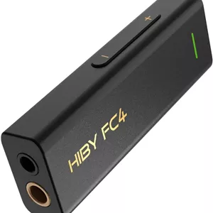 HiBy FC4 آمپلی‌فایر هدفون DAC قابل حمل با خروجی هدفون 4.4 میلی‌متری و 3.5 میلی‌متری، پشتیبانی از MQA16X PCM768K DSD256، قدرت درایو بالا برای اندروید/iOS/Mac/Windows