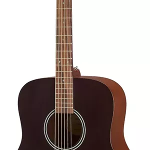 گیتار آکوستیک یاماها F400 – بدنه Dreadnought سنتی، طول مقیاس 25 اینچی، فاصله کم سیم، روکش مات ظریف، مهاربندی با رزونانس بالا – دودی مشکی