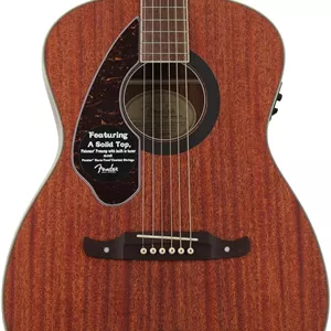 گیتار آکوستیک کنسرت Fender Tim Armstrong Hellcat، طبیعی، صفحه انگشت‌گذاری گردو، چپ دست