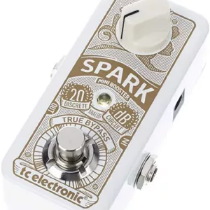 پدال بوستر فوق فشرده TC Electronic SPARK MINI BOOSTER با مدار PrimeTime و طراحی کاملاً آنالوگ