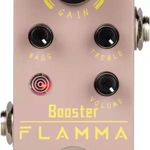 پدال بوستر FLAMMA FC18 برای گیتار الکتریک و باس، اندازه جمع و جور، بای‌پس واقعی