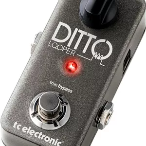 پدال لوپر شهودی TC Electronic DITTO LOOPER با 5 دقیقه زمان لوپینگ، Analog-Dry-Through و True Bypass
