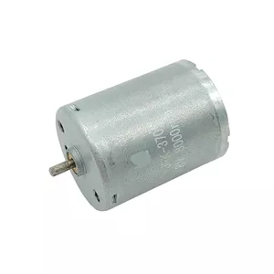موتور الکتریکی مینی گرد 24 میلی‌متری RK-370 DC 3V 5V 6V 9V 12V با سرعت بالا 12500 دور در دقیقه، شفت آجدار - 1 عدد