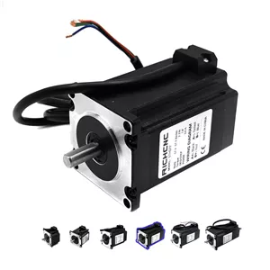 موتور پله ای CNC Nema 23، 2.2 نیوتن متر، دو قطبی 3.0 آمپر، مناسب دستگاه فرز CNC، تراش و روتر، ابعاد 57x57x82 میلی متر، 4 سیم