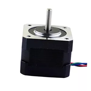 موتور پله ای CNC پرینتر سه بعدی Veemoon، مدل Nema17 17hs13-0404s، زاویه 1.8 درجه، 26ncm، 12 ولت، 0.4 آمپر