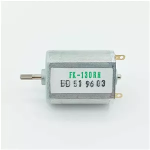 موتور الکتریکی DC مدل FK-130RH-09490، 6 تا 12 ولت، 7000 دور در دقیقه، مینی 20mm*15mm، شفت دندانه دار، 1 عدد