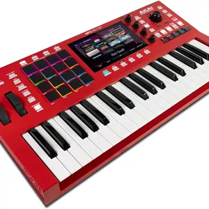 سینتی سایزر تولید مستقل Akai Professional MPC Key 37، ماشین درام، کیبورد MIDI، با Wi-Fi، بلوتوث، صفحه لمسی، پلاگین ها و ادغام Native Instruments