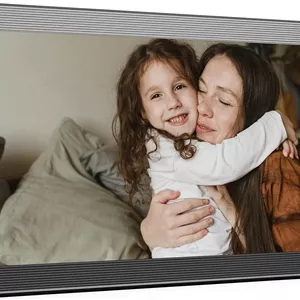 قاب عکس دیجیتال وای فای KODAK، صفحه نمایش لمسی 15.6 اینچی HD IPS، حافظه 32 گیگابایتی، چرخش خودکار تصویر، اشتراک گذاری عکس ها یا فیلم ها از طریق برنامه، مشکی