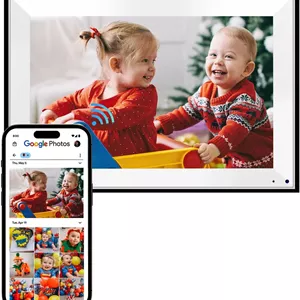 قاب عکس دیجیتال هوشمند Cozyla با قابلیت اتصال به وای فای، فضای ذخیره سازی نامحدود، به اشتراک گذاری عکس ها با خانواده و دوستان از طریق برنامه و ایمیل