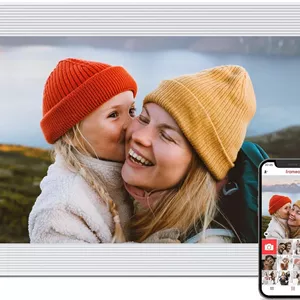 قاب عکس دیجیتال، قاب دیجیتال وای فای 10.1 اینچی، صفحه لمسی IPS HD 1280 * 800، حافظه 32 گیگابایتی، اشتراک فوری عکس و فیلم، قاب عکس هوشمند الکترونیکی، هدیه برای مادر، هدیه برای خانه نو