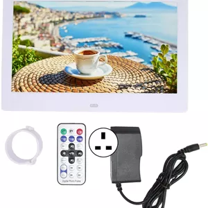 قاب عکس دیجیتال 10.1 اینچی با صفحه نمایش LCD 1024x600 و کنترل از راه دور (پریز UK)