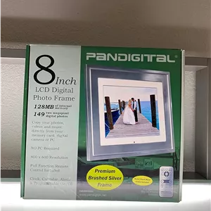 قاب عکس دیجیتال 8 اینچی LCD پاندیجیتال مدل PAN8004W01C با حافظه 2 گیگابایتی، رنگ مشکی