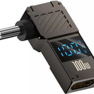 آداپتور USB C به DC - کابل آداپتور شارژر GaN، نوک اتصال به USB-C برای لپ‌تاپ‌ها (آداپتور دوشاخه مسافرتی، 4.0 * 1.35mm ایسوس)