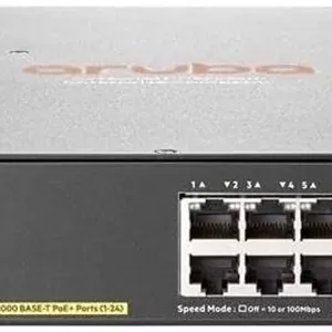 سوئیچ اترنت گیگابیتی لایه 3 مدیریتی اچ پی Hewlett Packard Enterprise Aruba 2930 F 24 G PoE4SFPبا قابلیت Power Over Ethernet (PoE) 1U خاکستری