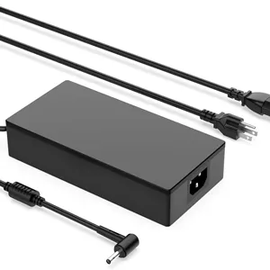 شارژر 240 واتی ADP-240EB B سازگار با لپ‌تاپ‌های Asus Rog Zephyrus G14 GA402 GA402R GA402X GA402RJ GA402RK GA402NU GA402XV GA402XI GA402XZ GA402XY و Tuf Gaming