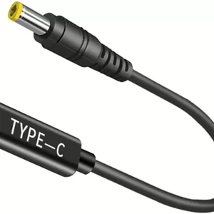 کابل آداپتور 100W PD 4.0x1.35 USB C، کابل 4.0 X 1.35 میلی‌متر به USB C آداپتور 19 ولت، ورودی USB Type C نر به آداپتور DC 4.5 x DC 4.5x1.35mm کابل شارژ برق نر مناسب برای سری لپ‌تاپ ایسوس