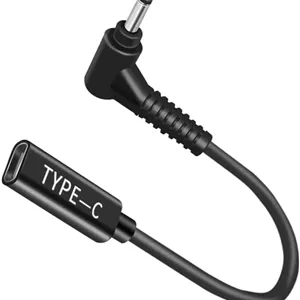 کابل تبدیل 100 وات 4.0 X 1.35mm به USB-C DC، آداپتور DC لپ تاپ 4.0 x1.35mm، آداپتور DC 4.0x1.35mm به USB C مناسب برای سری لپ تاپ ایسوس