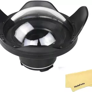 SeaFrogs WA005-F پورت دایره ای زاویه باز اکریلیک اپتیکال 6 اینچی 40 متری/130 فوتی برای کیس دوربین زیر آب (Ø 90mm* L 78mm)