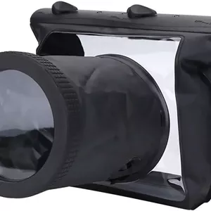 کیف محفظه دوربین، کیف ضد آب HD برای دوربین های SLR DSLR، با طراحی لنز شفاف و فضای بزرگ