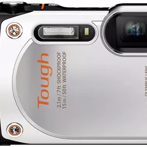 دوربین دیجیتال مقاوم و ضد آب Olympus TG-860 با LCD 3 اینچی (سفید) - نسخه بین المللی