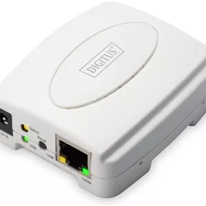 دیجی توس فست اترنت پرینت سرور، USB 2.0 تک پورت پرینت سرور RJ-45