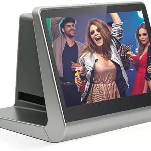 اسکنر فیلم و اسلاید برای 135 126KPK 110 Super8 تک رنگ به عکس های JPEG دیجیتال با حافظه داخلی 16 گیگابایتی صفحه نمایش LCD 7 اینچی پشتیبانی از APP نمایشگر 48W پیکسل اتصال