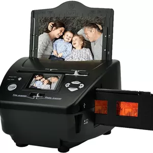 اسکنر فیلم 35 میلی متری، اسکنر اسلاید و نگاتیو عکس 16 مگاپیکسلی با صفحه نمایش LCD، برای عکس های 3*5/4*6/5*7، دارای اسلات کارت SD، مناسب برای خانواده، دورهمی، عروسی، مهمانی