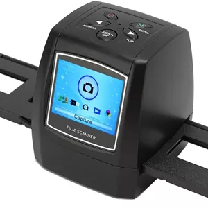 اسکنر فیلم با نمایشگر رنگی LCD 2.36 اینچی، تبدیل نگاتیوهای فیلم اسلاید 35 میلی متری 135 میلی متری به تصاویر دیجیتال JPEG 5MP 10MP (دوشاخه UK)