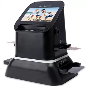 اسکنر فیلم با رزولوشن بالا 120، اسکنر فیلم و اسلاید، صفحه نمایش LCD 1080P، مبدل فیلم دیجیتال، تبدیل نگاتیو و اسلاید 35 میلی متری، 135، 126، 127 به JPEG دیجیتال