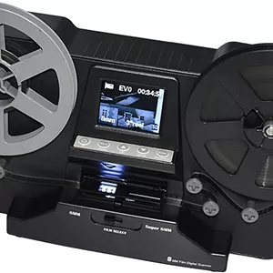 اسکنر فیلم قابل حمل با نمایشگر LCD 2.4 اینچی، مبدل دیجیتال برای تبدیل فیلم های Single8 و Super8 با پشتیبانی از خروجی USB و مشاهده MP4