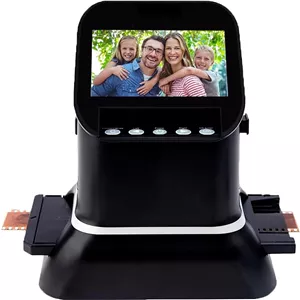 اسکنر فیلم دیجیتال، اسکنر فیلم با رزولوشن بالا 120، با صفحه نمایش 4.3 اینچی LCD، منبع تغذیه دوگانه، تبدیل فیلم/اسلاید/نگاتیوهای 35 میلی‌متری، 135، 126، 127 به عکس‌های دیجیتال JPEG