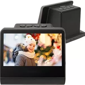 اسکنر فیلم، اسکنر اسلاید، مبدل نگاتیو دیجیتال 24 مگاپیکسلی با ال سی دی HD 5 اینچی/7 اینچی، حافظه 16 گیگابایتی، پشتیبانی از فیلم 35 میلی متری/126/110 و اسلایدهای Super8، ویرایش با یک کلیک، اسکن سریع (صفحه نمایش 5 اینچی)