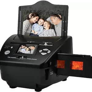 اسکنر فیلم و اسلاید حرفه ای 35 میلی متری، تبدیل اسلایدها و نگاتیوهای 35 میلی متری/135 به عکس های دیجیتال JPG، اسکنر عکس اسلاید و نگاتیو 16 مگاپیکسلی با صفحه نمایش LCD، تجهیزات اسکن فیلم