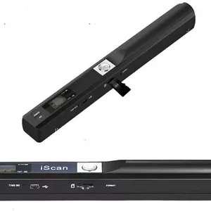 اسکنر قابل حمل Microware iSCAN 900 DPI A4، اسکنر دستی اسناد برای تجارت، عکس، رسید، کتاب، انتخاب فرمت JPG/PDF، اسکنر دستی کارت Micro SD