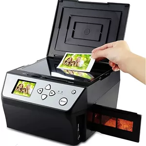 اسکنر فیلم و اسلاید دیجیتال 22 مگاپیکسلی با صفحه نمایش LCD برای تبدیل فیلم 135 / اسلاید 35 میلی متری / کارت ویزیت فیلم 110 به عکس های دیجیتال JPG